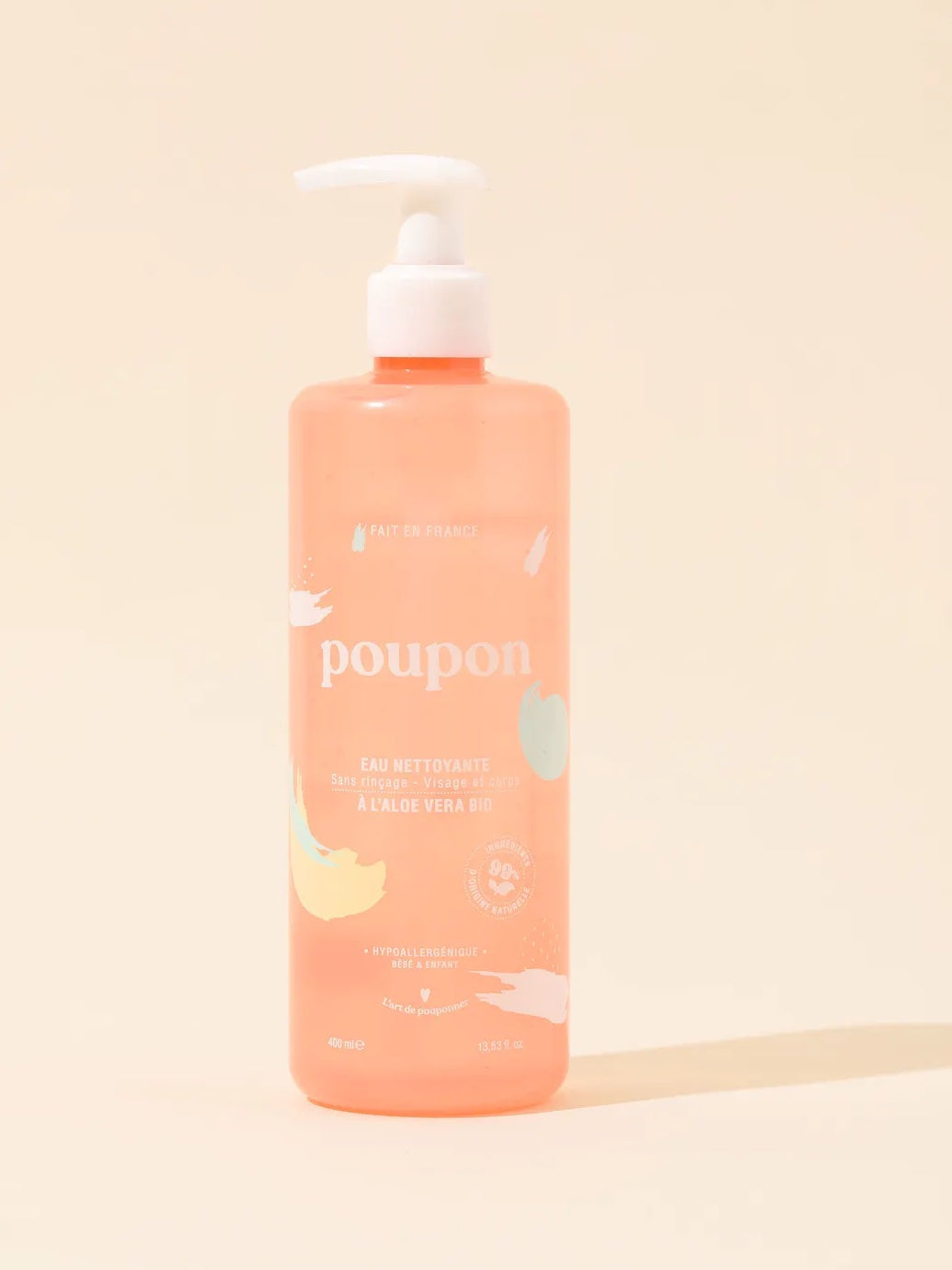 POUPON EAU NETTOYANTE VISAGE ET CORPS - 400 ML