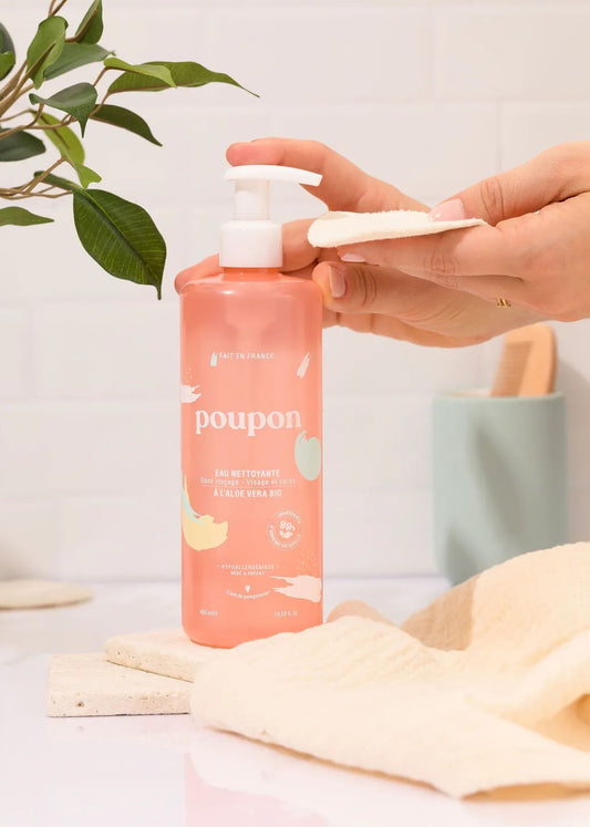 POUPON EAU NETTOYANTE VISAGE ET CORPS - 400 ML