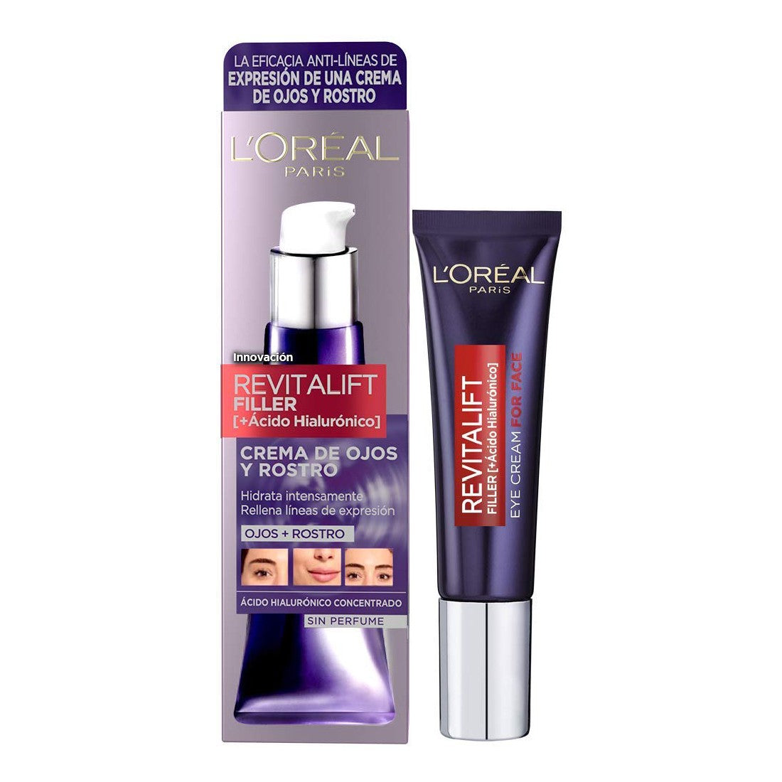 Anti-Ageing Cream for Eye Area Revitalift L'Oreal Make Up Fillers for facial lines (30 ml)