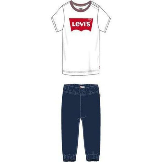 Sports Outfit for Baby TWILL JOGGER Levi's 6EA924-001 White