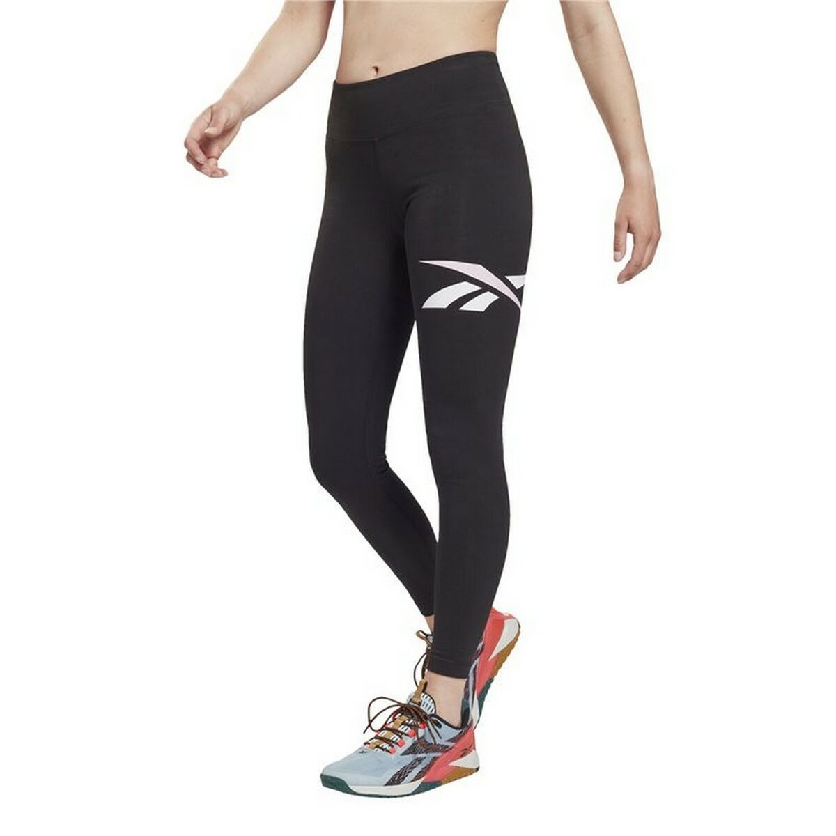 Sports Leggings Reebok Essentials Vector W Black
