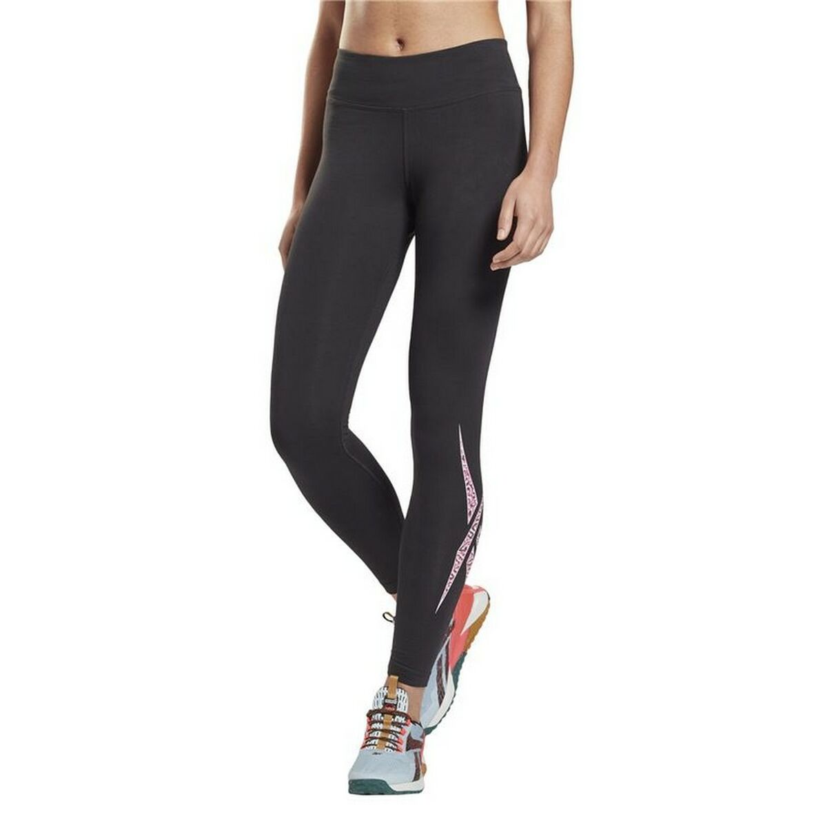 Sports Leggings Reebok Moder Safari Black
