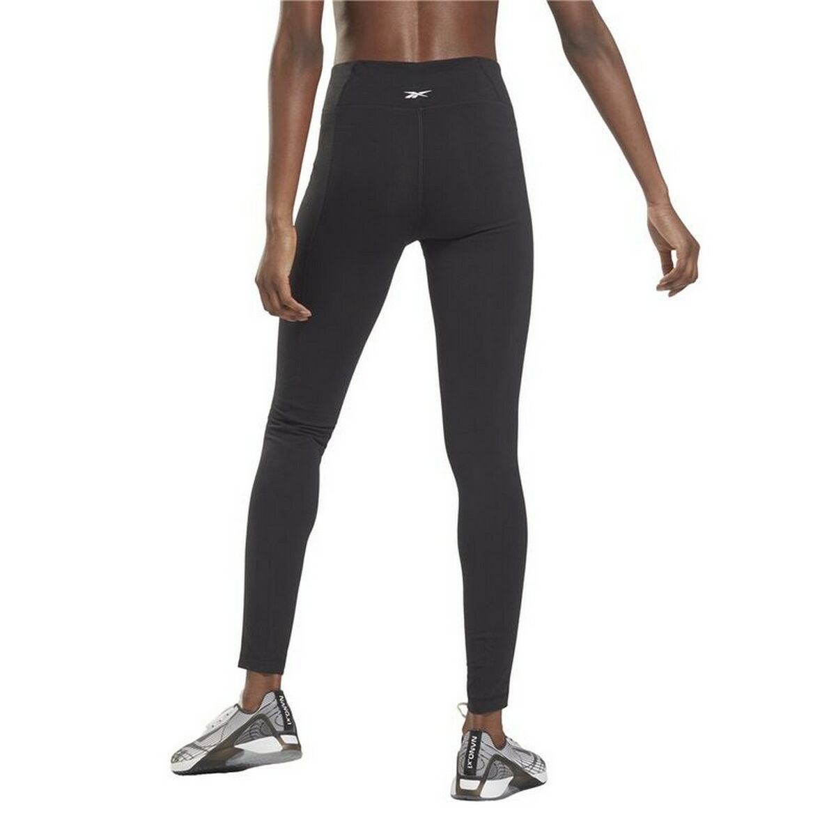 Sports Leggings Reebok Pping Cotton W Black