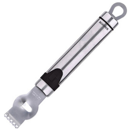 Lemon Grater Bergner Stainless steel Silver (17 cm)