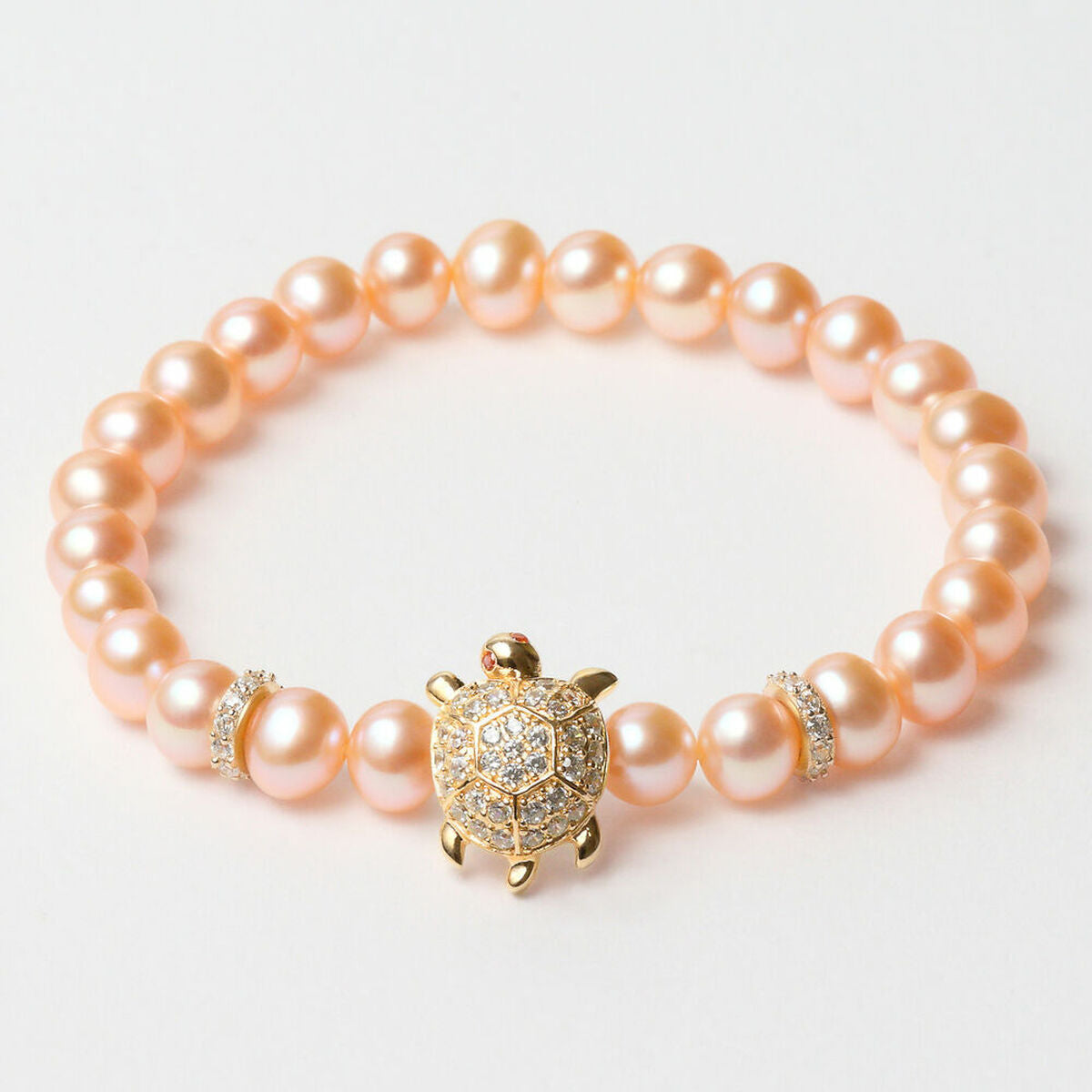 Ladies'Bracelet Lancaster JLA-BR-TURTLE-6-PE Golden Orange Sterling silver 16 mm