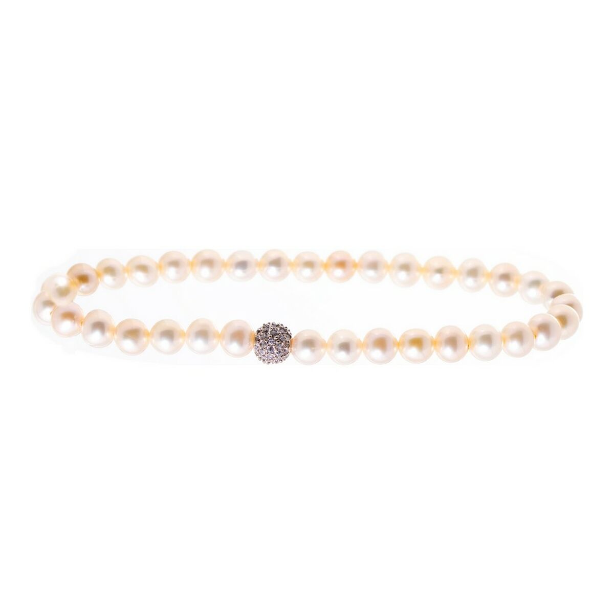Ladies'Bracelet Lancaster JLA-BR-SB-1-PE Silver Orange Zircons Sterling silver 16 mm