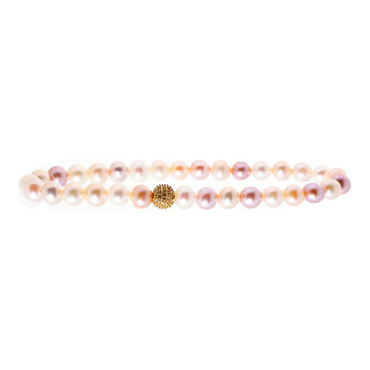 Ladies'Bracelet Lancaster JLA-BR-SB-6-PE Golden Orange Zircons Sterling silver 16 mm