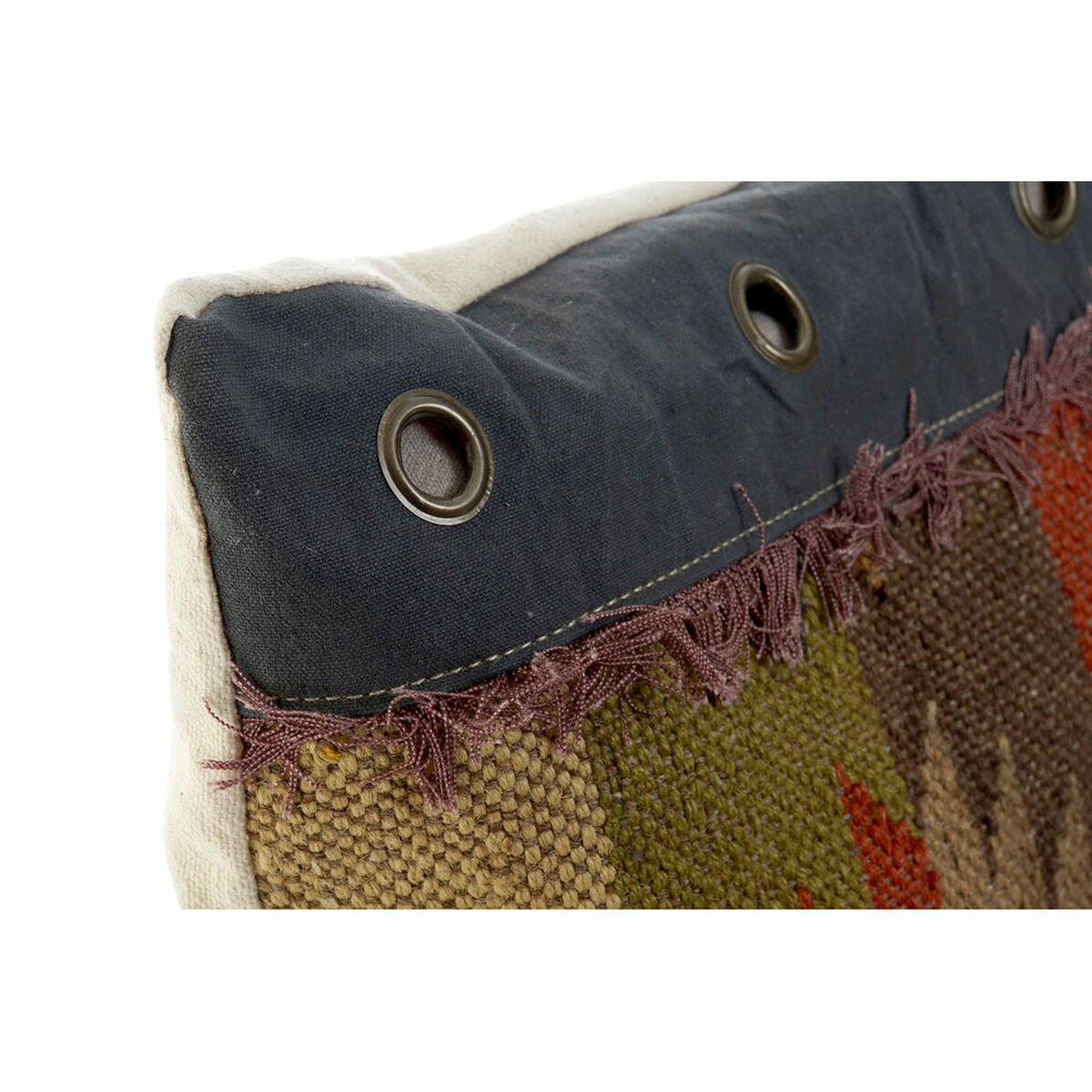 Cushion DKD Home Decor 8424001570898 Grey Polyester Colonial (45 x 5 x 45 cm)