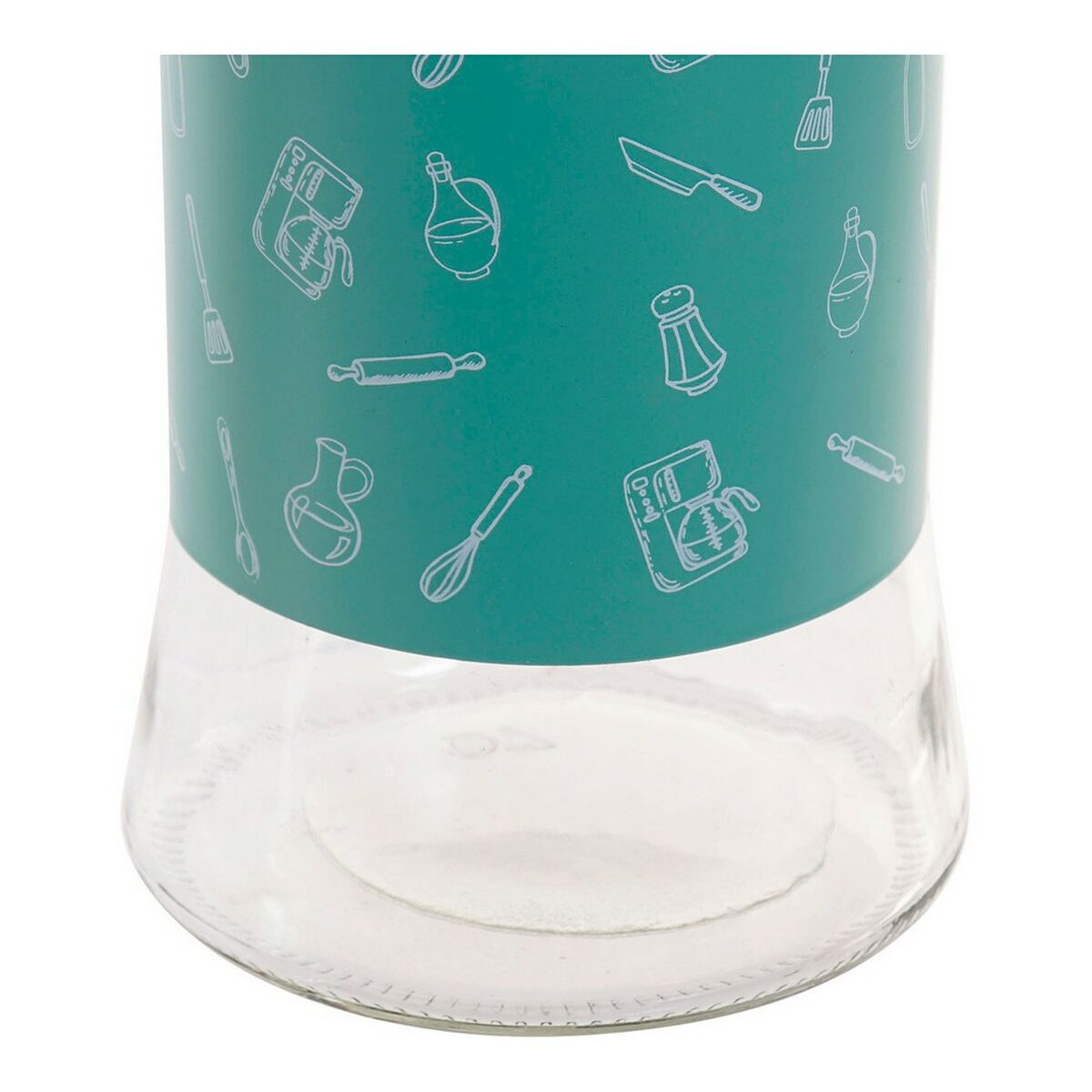 Tin DKD Home Decor Stainless steel Crystal Mint 1100 ml (11 x 11 x 18 cm)