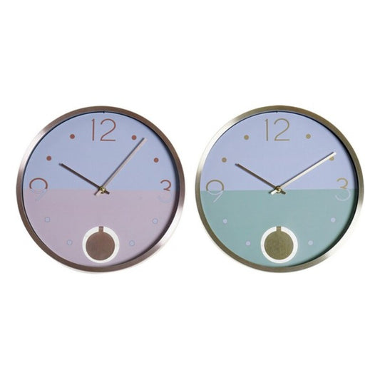 Wall Clock DKD Home Decor Pendulum (2 pcs)