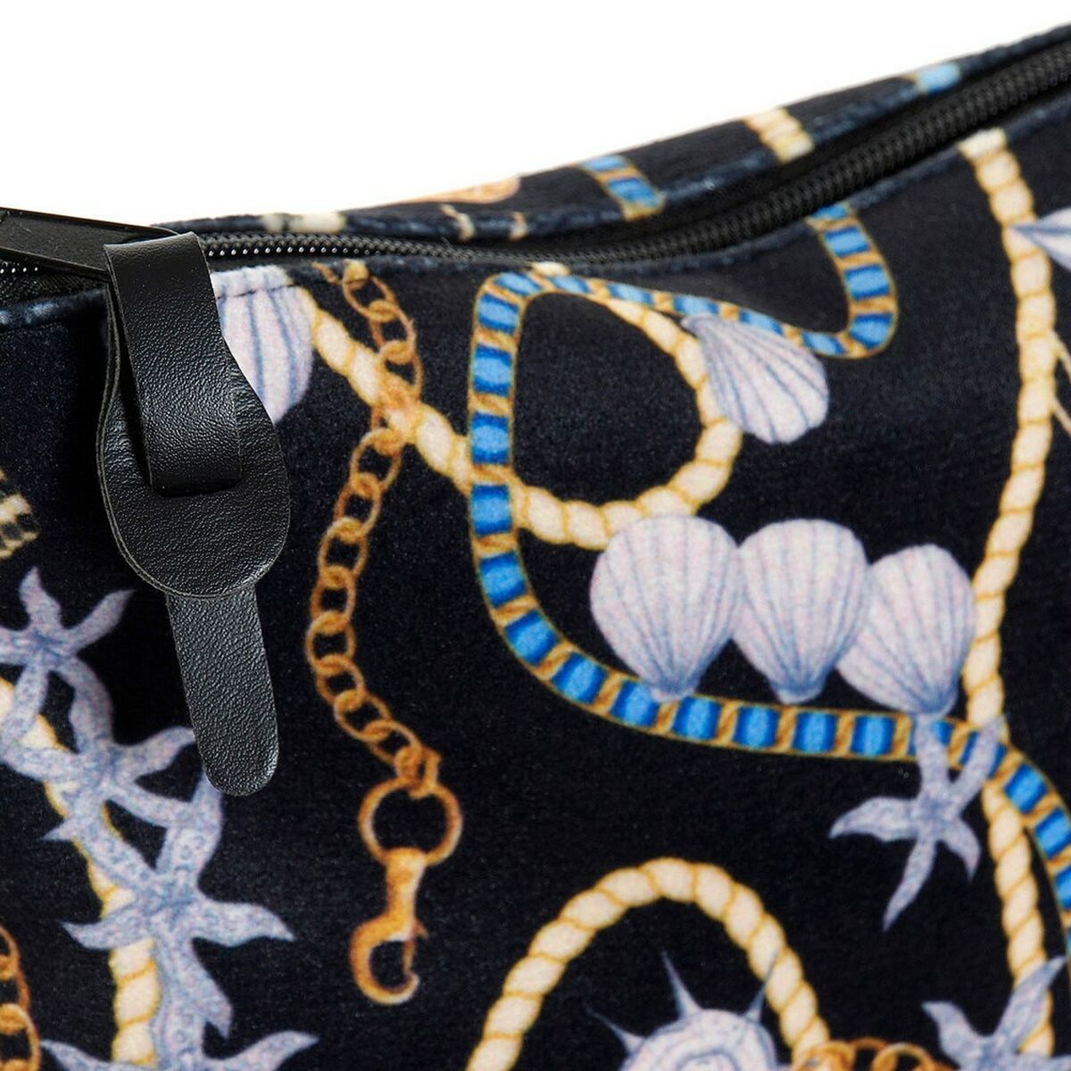 Toilet Bag DKD Home Decor Yellow Black Polyester (16 x 1 x 22 cm)