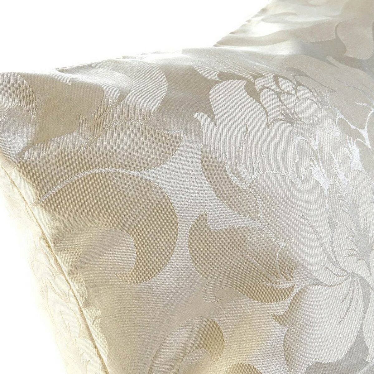 Cushion DKD Home Decor 8424001759255 Beige Polyester Aluminium Traditional