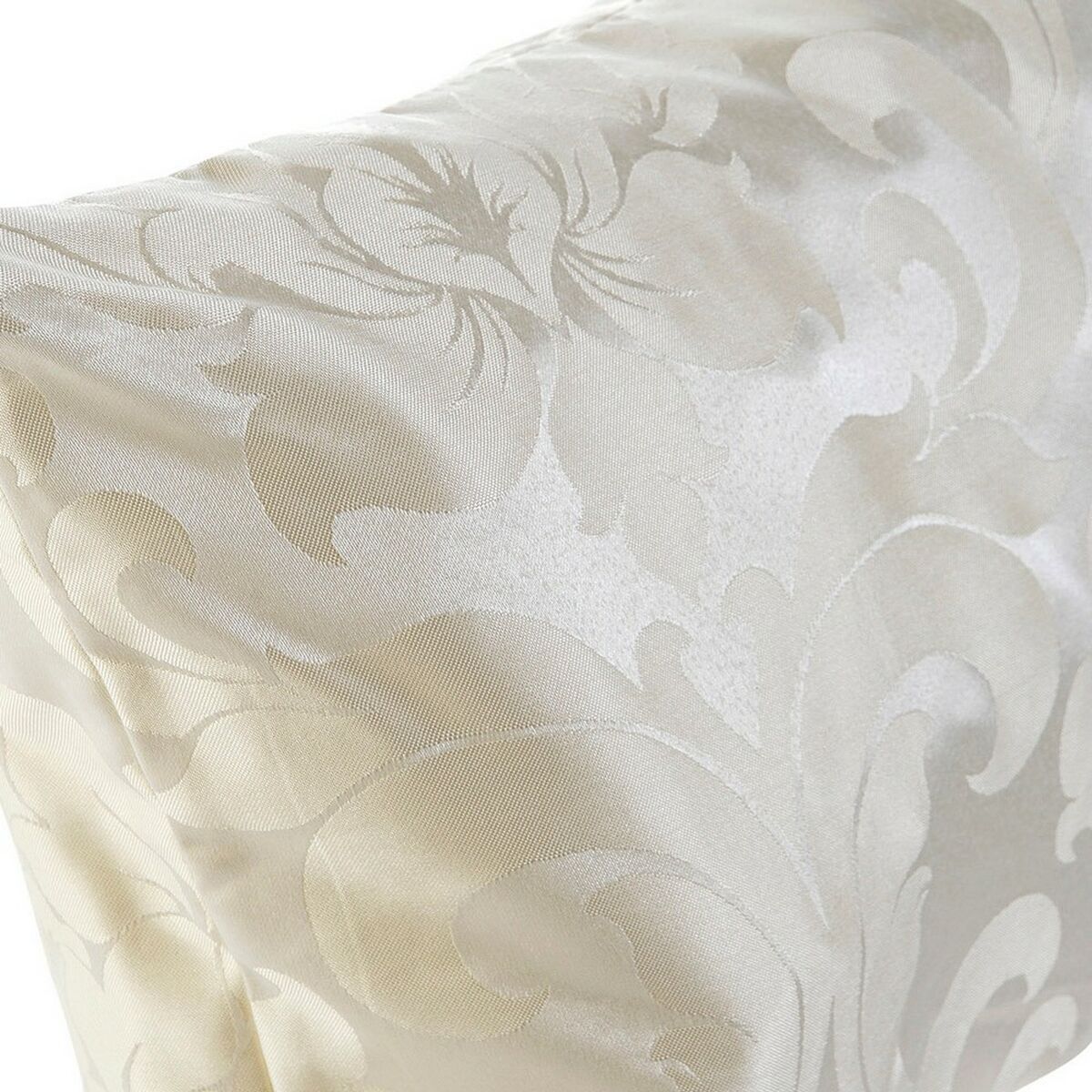 Cushion DKD Home Decor Beige Polyester Aluminium Traditional