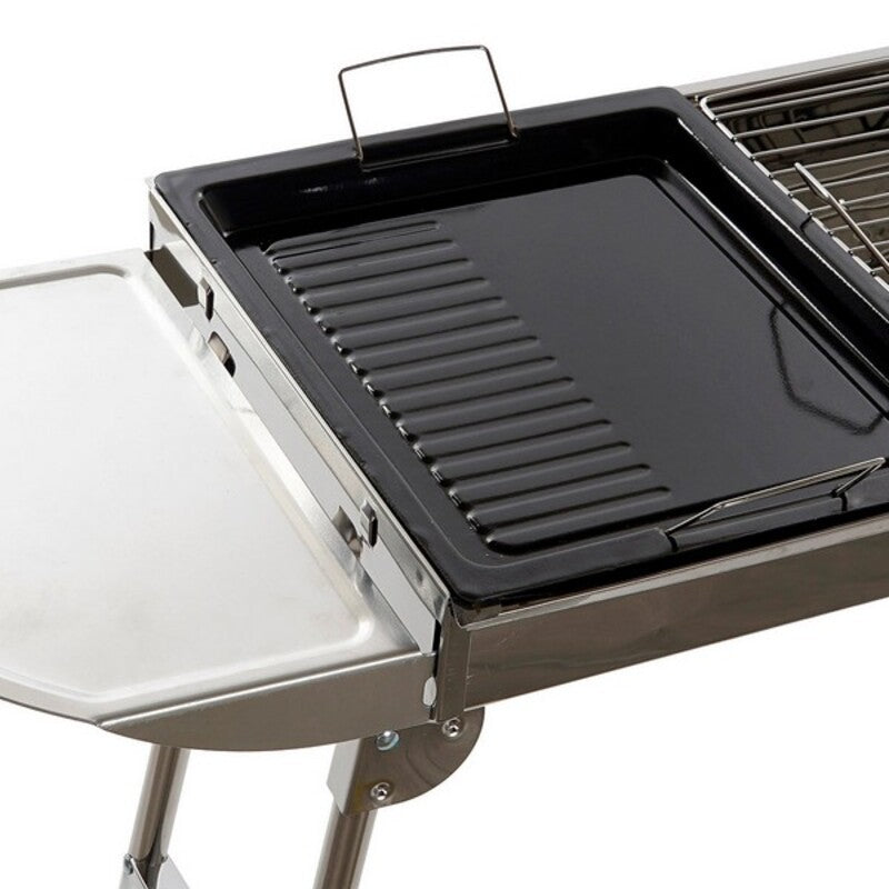 Folding Portable Barbecue for use with Charcoal DKD Home Decor Metal