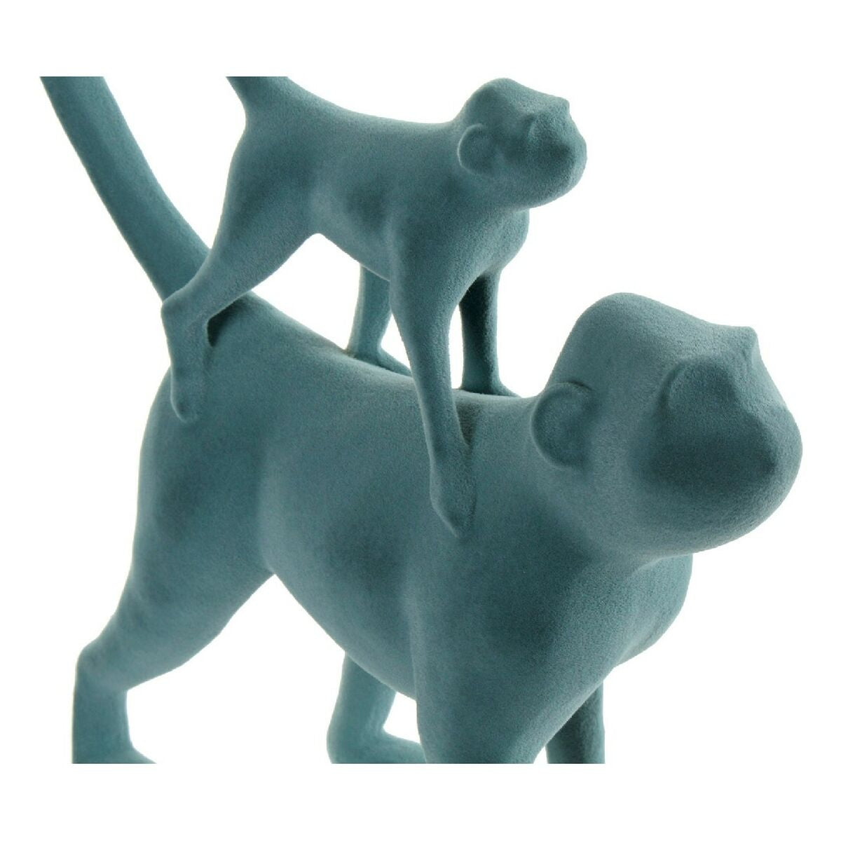 Decorative Figure DKD Home Decor S3016861 Pink Green Resin Tropical (22,5 x 8 x 27,5 cm)