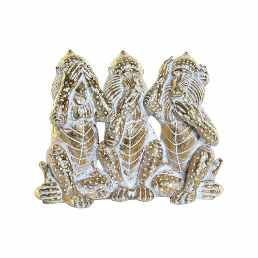 Decorative Figure DKD Home Decor S3016868 Golden Resin Tropical (21 x 11 x 16,2 cm)