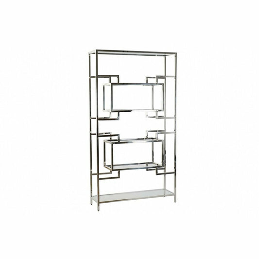 Shelves DKD Home Decor Crystal Silver Steel 5 Shelves (100 x 29 x 180,5 cm)