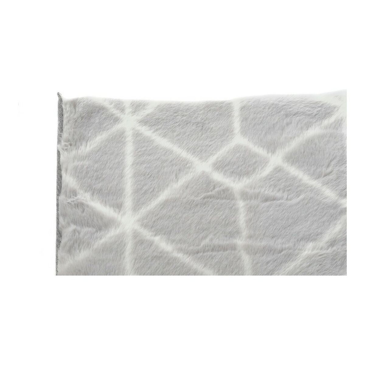 Carpet DKD Home Decor Light Grey Polyester (60 x 240 x 1 cm)