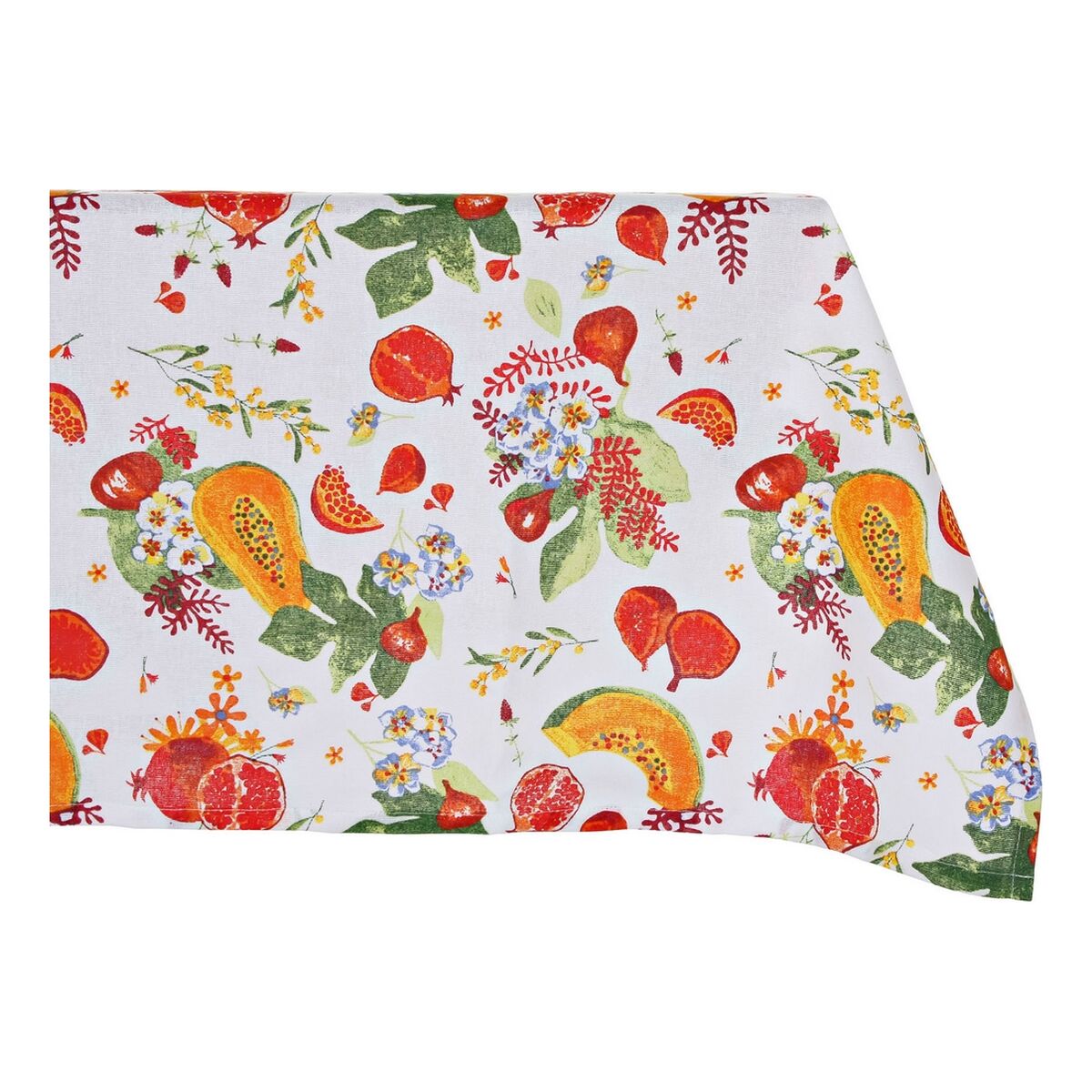 Tablecloth and napkins DKD Home Decor 8424001798766 Tropical Multicolour (150 x 150 x 0,5 cm) (5 pcs)