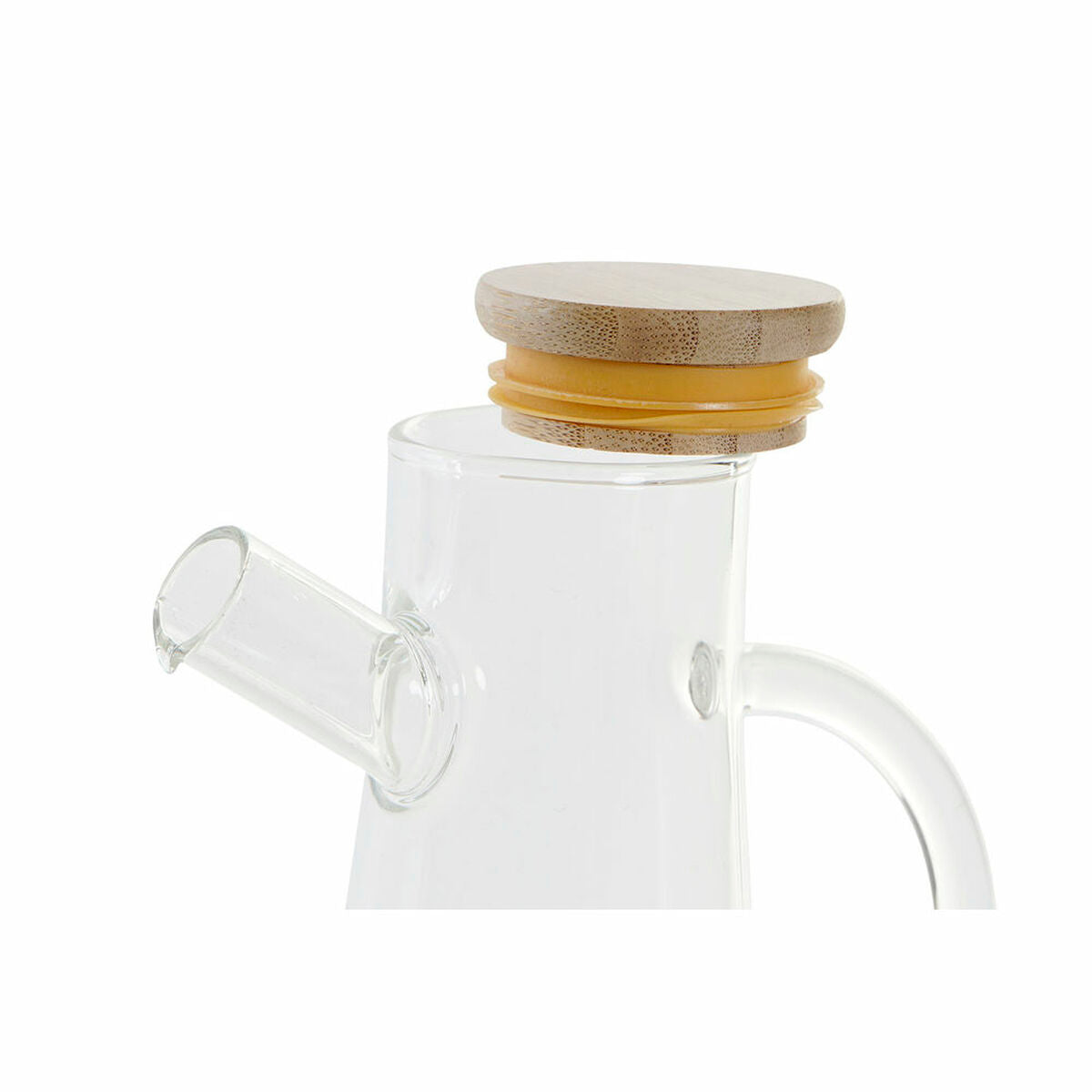 Cruet DKD Home Decor Transparent Wood Crystal 500 ml (15 x 9 x 23 cm)