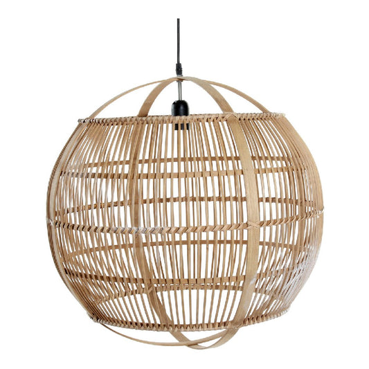 Ceiling Light DKD Home Decor Bamboo Rattan (55.5 x 55.5 x 55 cm)