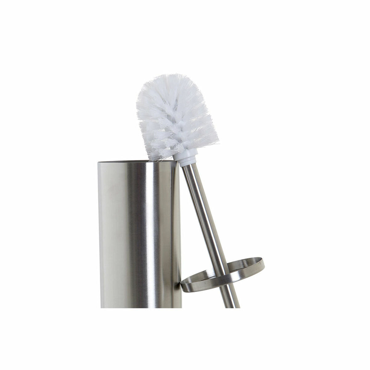 Toilet Brush DKD Home Decor Silver Steel (9 x 9 x 39 cm)
