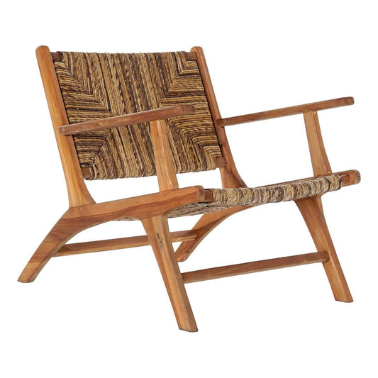 Armchair DKD Home Decor Teak Fibre (70 x 78 x 68 cm)