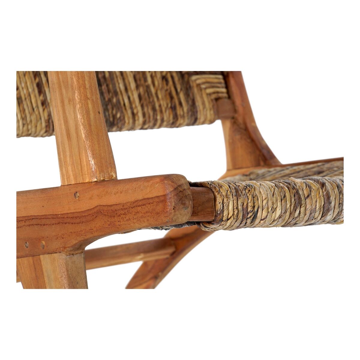 Armchair DKD Home Decor Teak Fibre (70 x 78 x 68 cm)