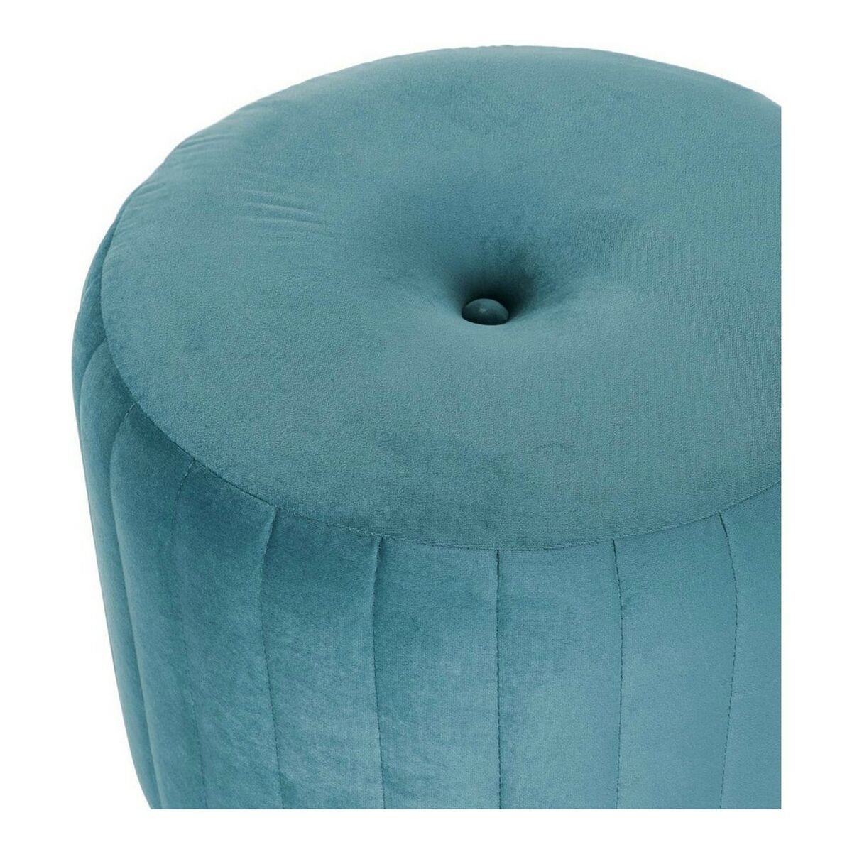 Footrest DKD Home Decor Metal Modern Velvet (45 x 45 x 42 cm)