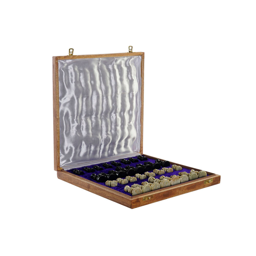 Chess DKD Home Decor Stone Rosewood (30 x 30.5 x 4.5 cm)