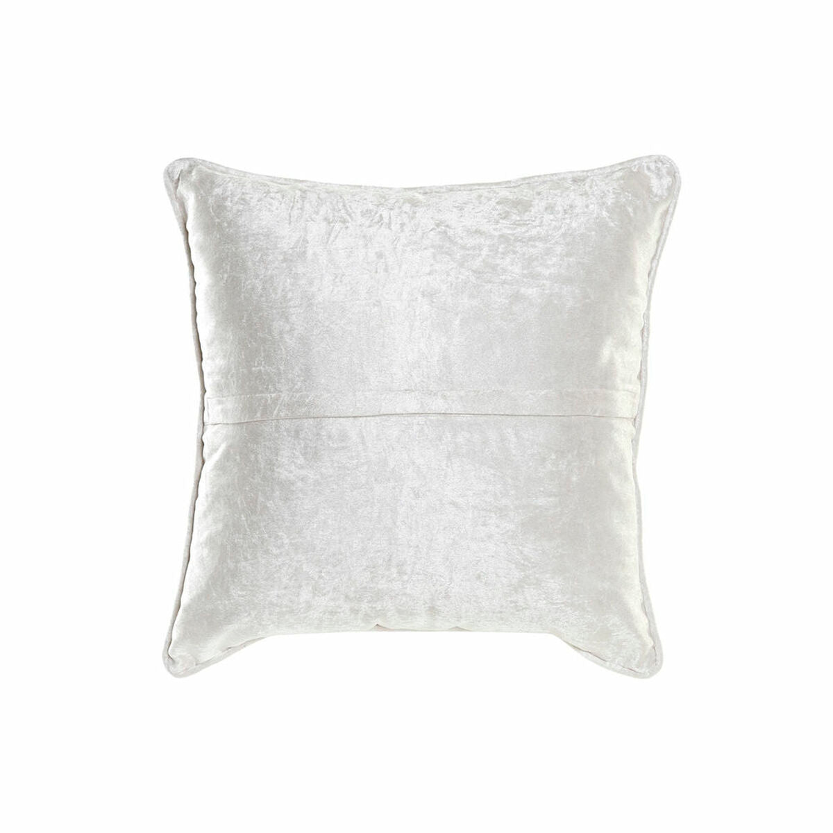 Cushion DKD Home Decor 8424001850327 Grey Polyester Velvet Aluminium White Rhombus (45 x 10 x 45 cm)