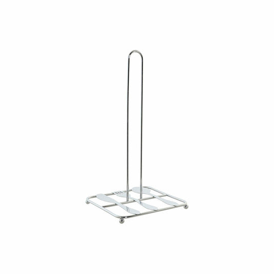 Kitchen Paper Holder DKD Home Decor Silver Metal Chromed (15 x 16 x 29.5 cm)