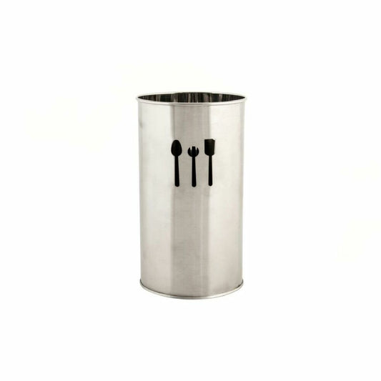 Cutlery Organiser DKD Home Decor Stainless steel (10 x 10 x 18 cm)