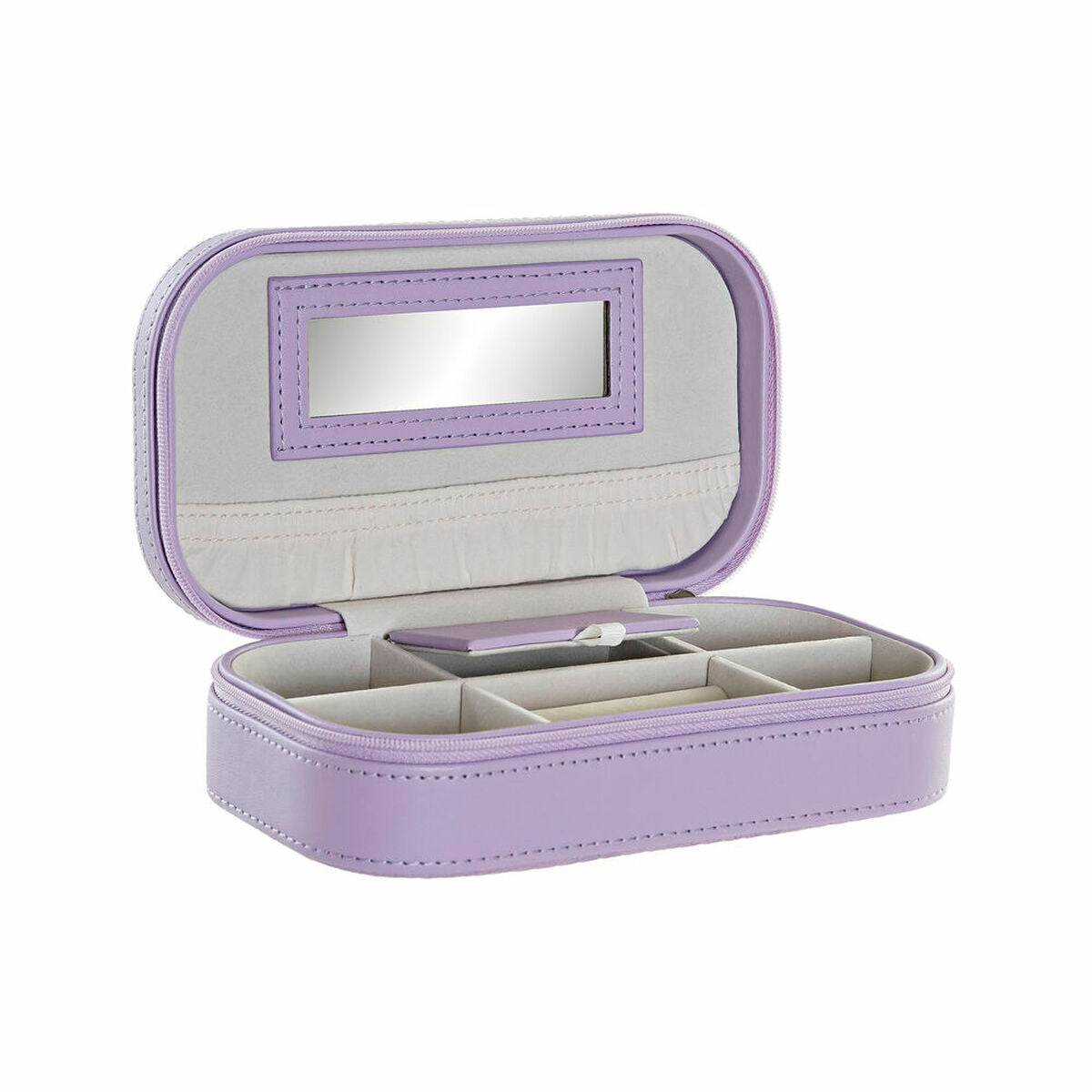 Jewelry box DKD Home Decor Polyurethane Romantic Mirror (18 x 10 x 5 cm)