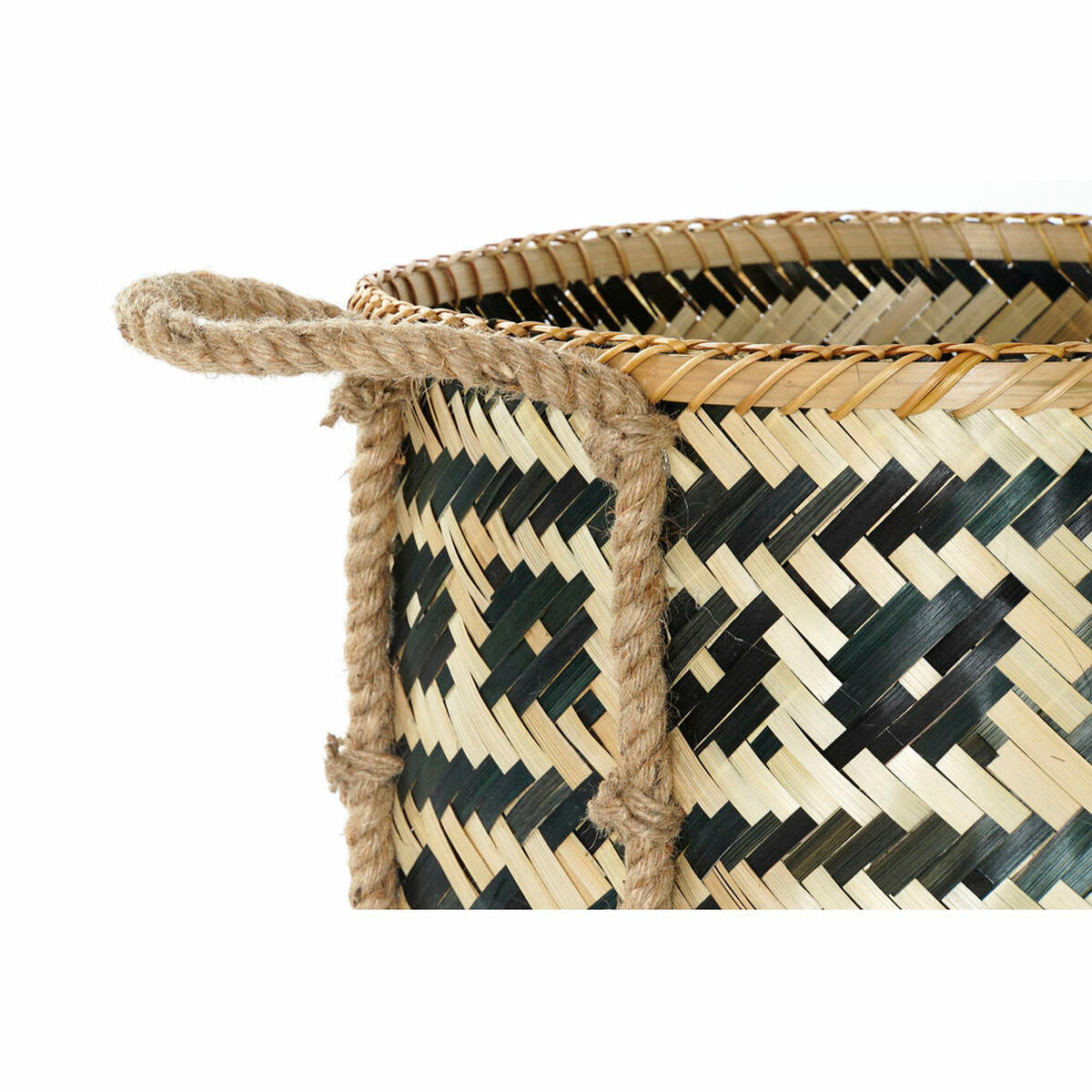 Basket set DKD Home Decor Bamboo Rope Bali (3 pcs)