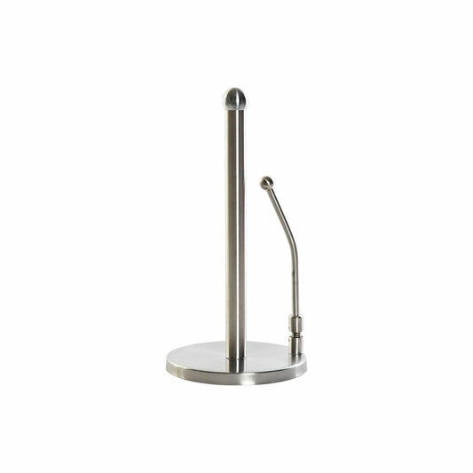 Kitchen Paper holder DKD Home Decor Stainless steel Silver (17 x 17 x 35 cm)