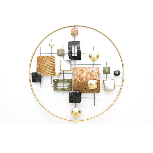 Wall Decoration DKD Home Decor Golden Metal Light Copper (79 x 6 x 79 cm)