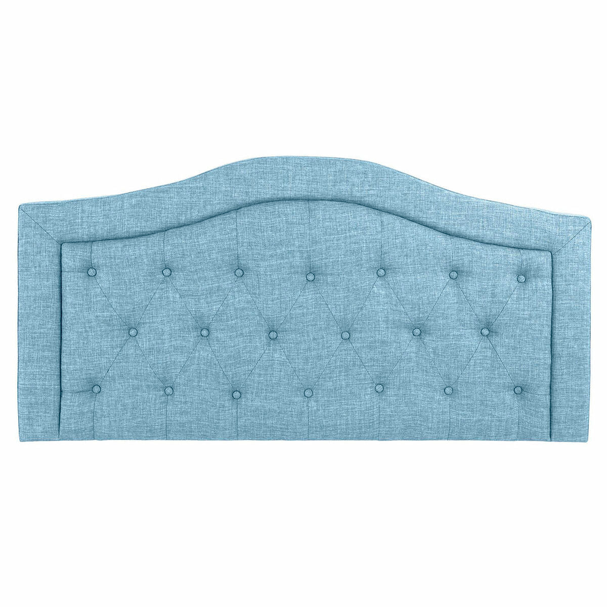 Headboard DKD Home Decor Blue Wood Polyester (167 x 8 x 132 cm)