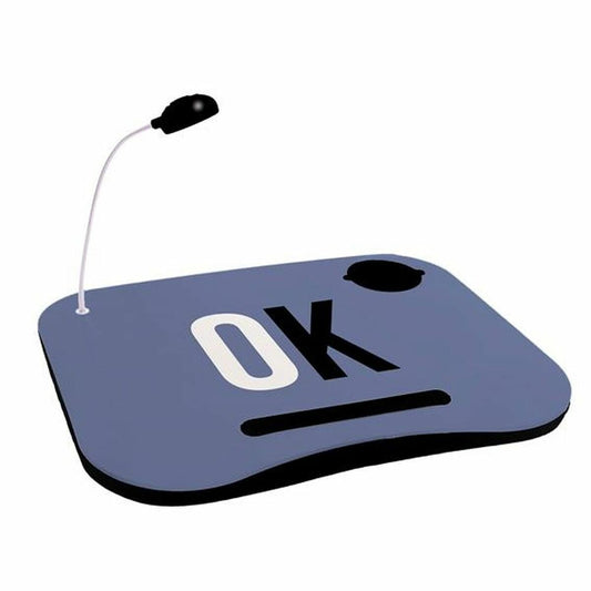 Tray DKD Home Decor Blue PVC (48 x 38 x 7 cm)