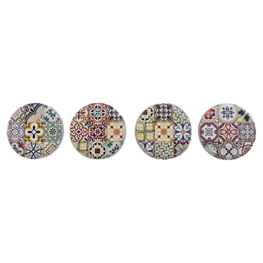 Coasters DKD Home Decor Green Cork Dolomite (4 Pieces)