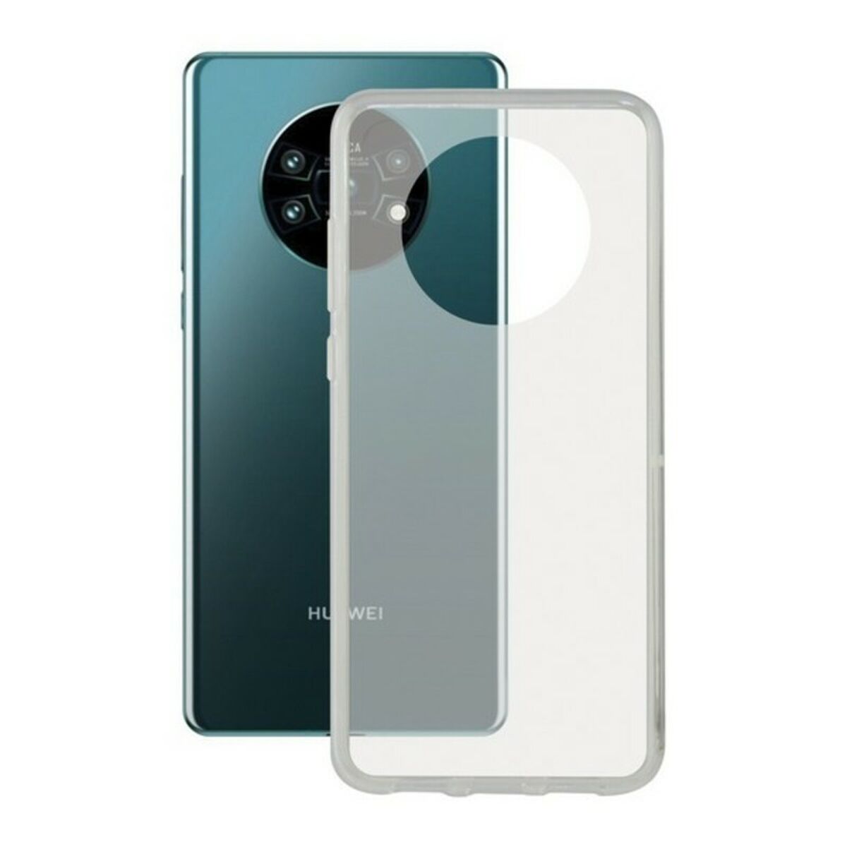 Mobile cover Huawei Mate 30 Pro KSIX Flex Transparent