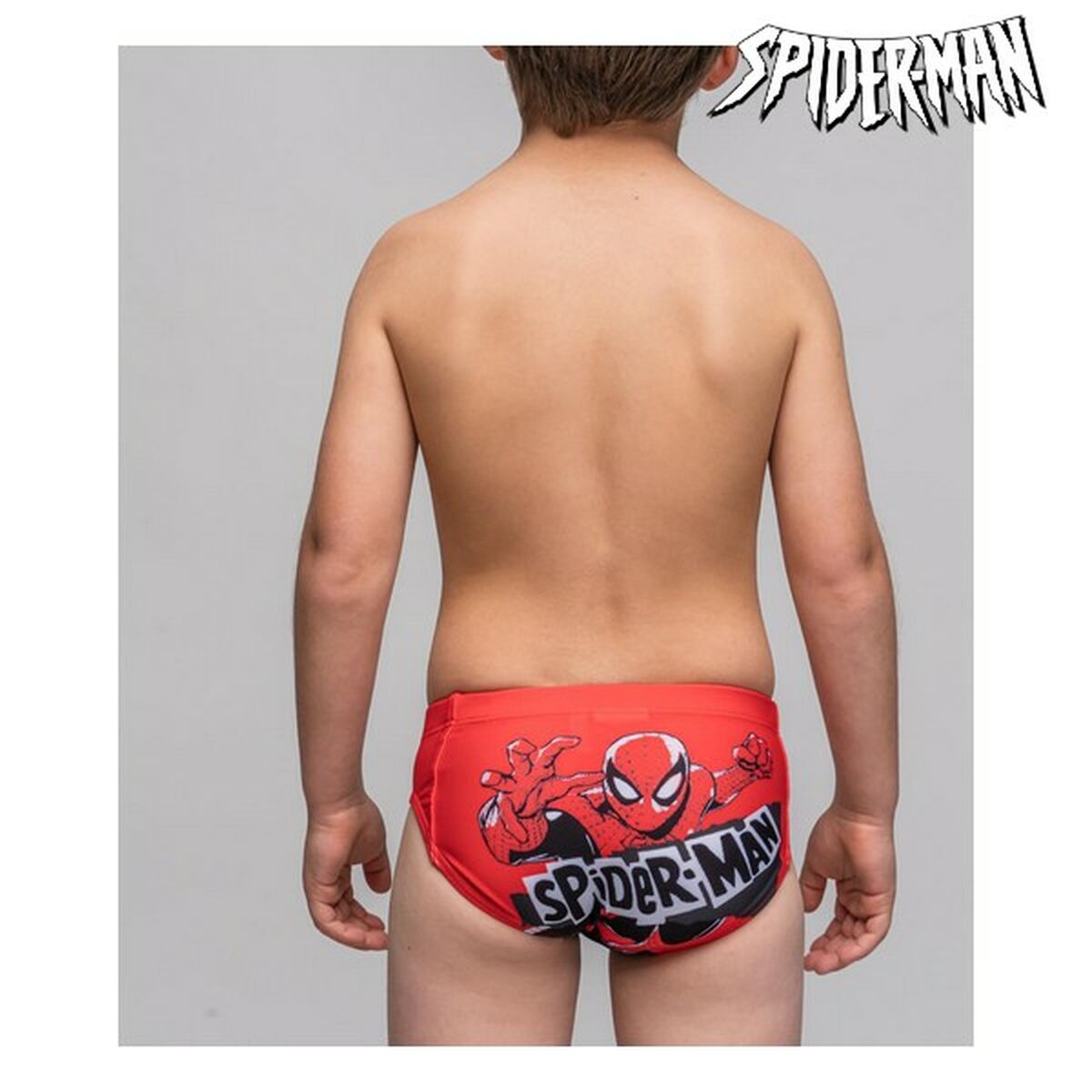 Children’s Bathing Costume Spiderman Red