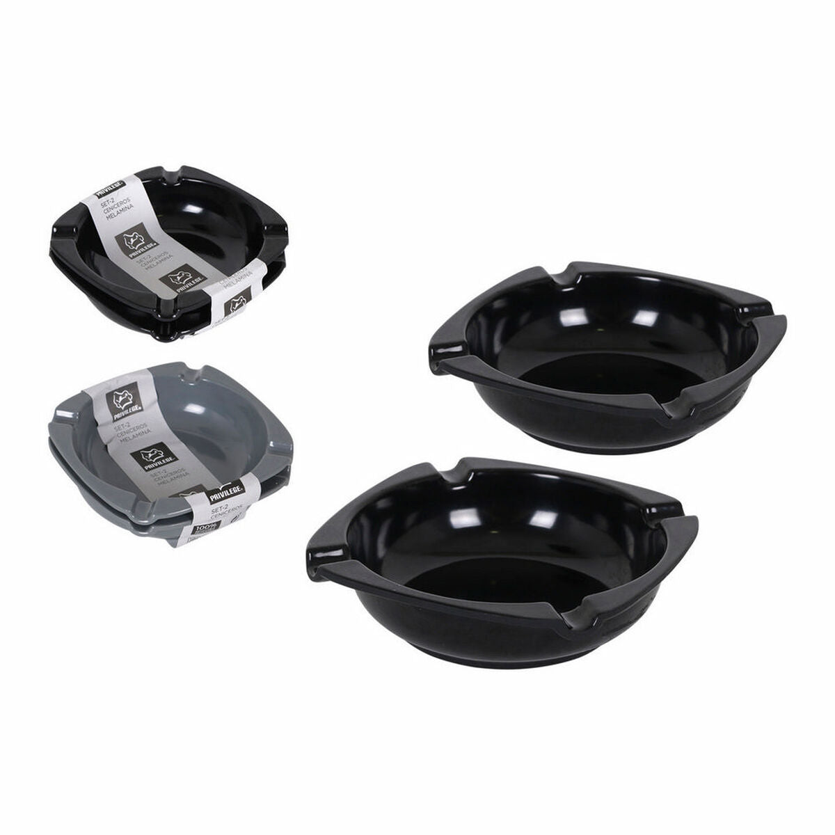 Ashtray Privilege Melamin (10 cm)(2 pcs)