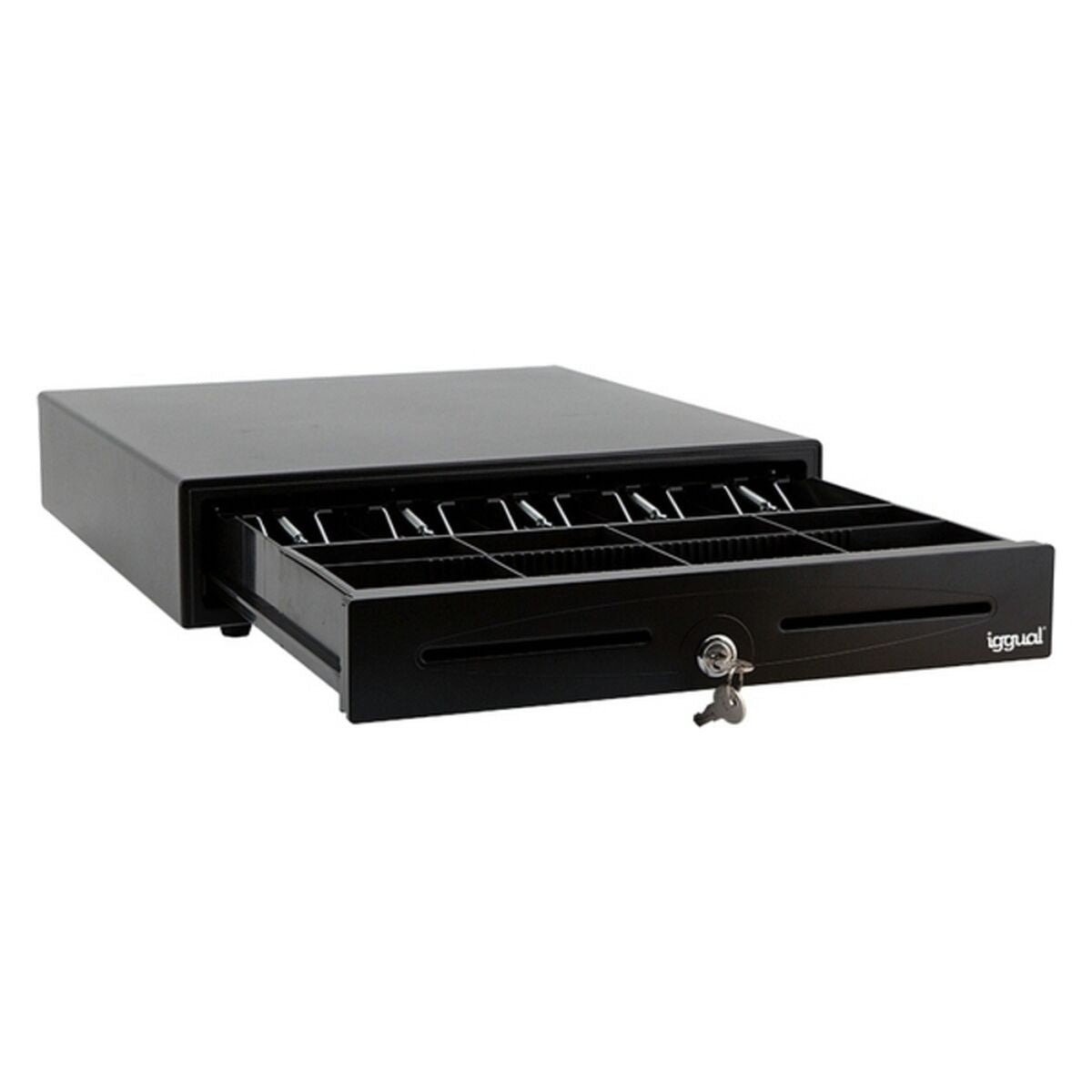 Cash Register Drawer iggual IRON-50 Black