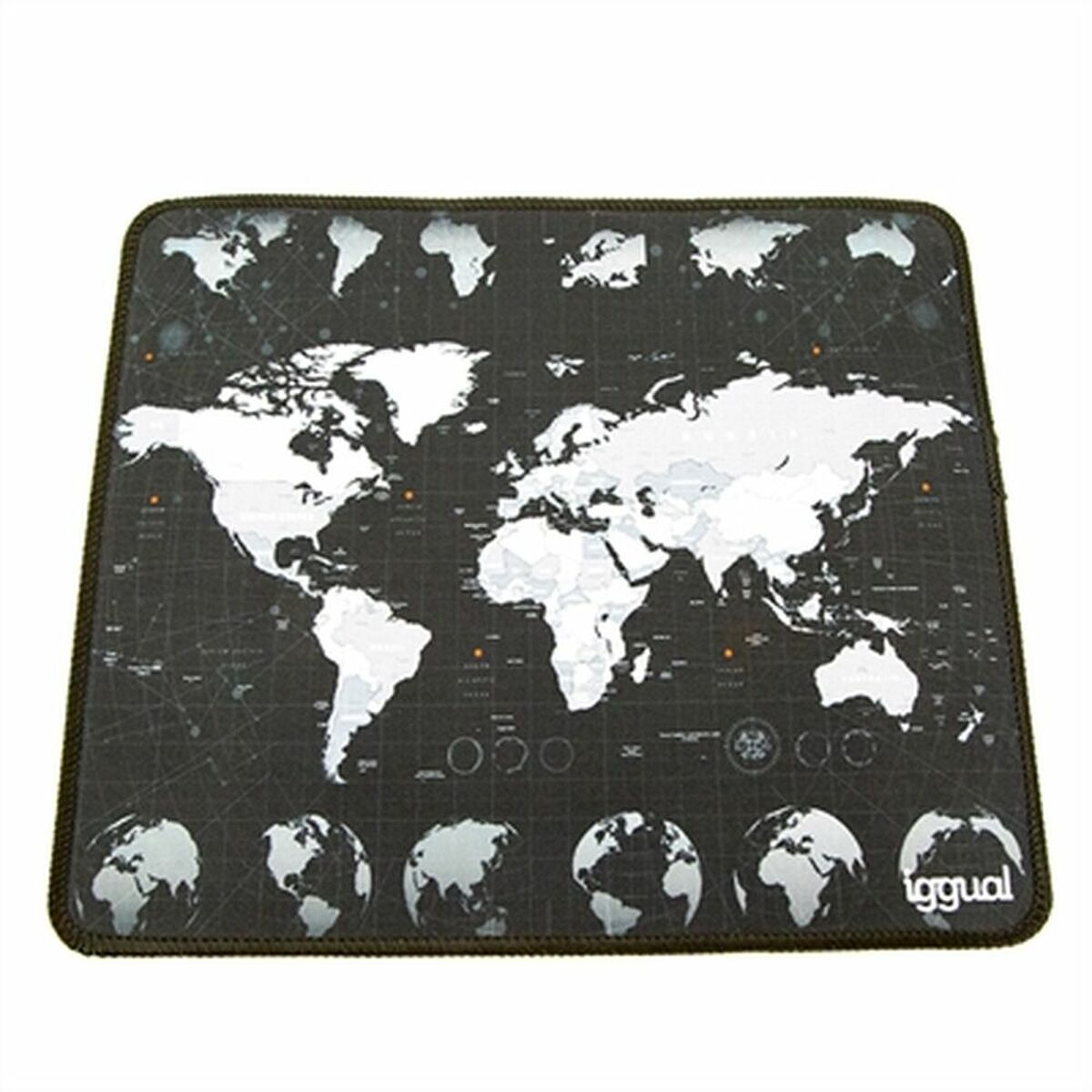 Mouse mat iggual IGG317310 World Map