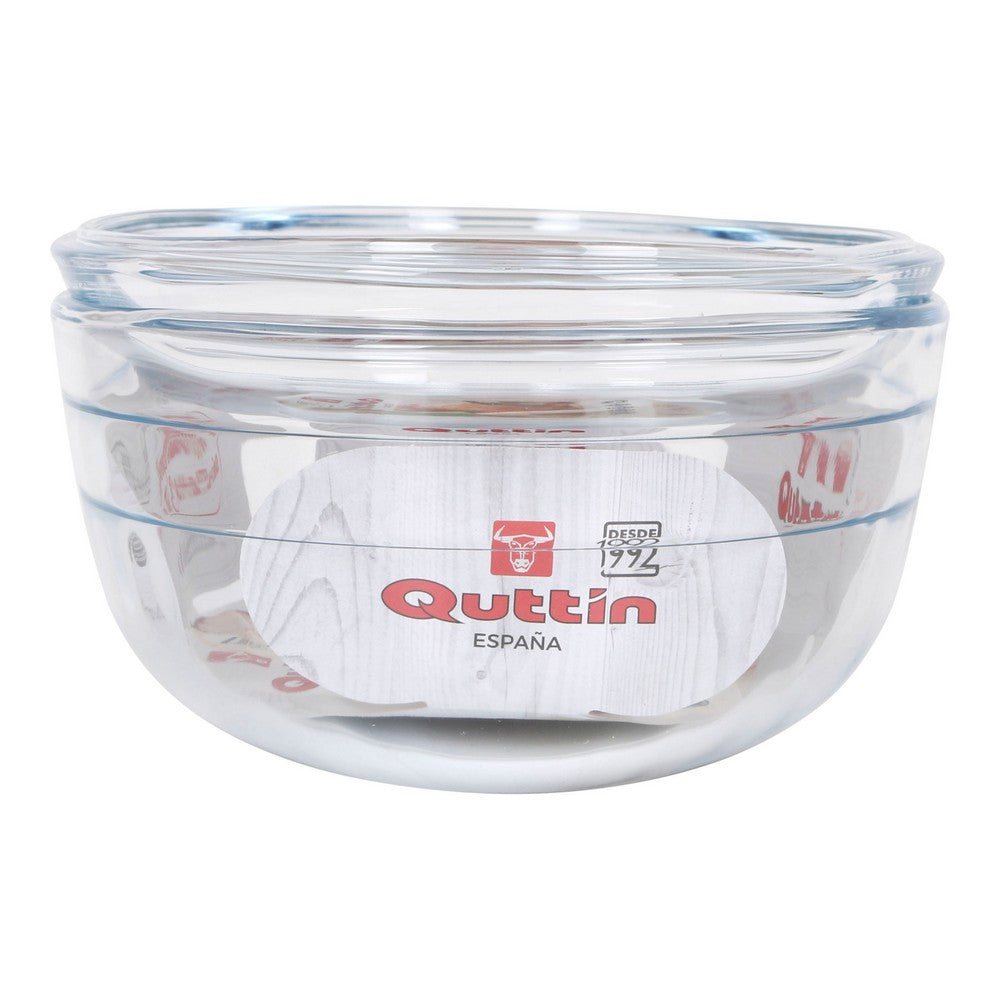 Casserole with lid Quttin Glass (3L + 1L)