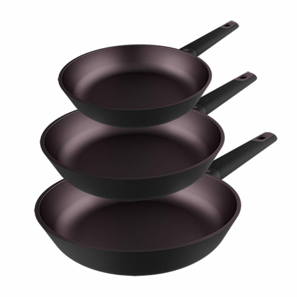 Non-stick frying pan Cecotec Polka Experience Bucket Titan Ø 20 cm Ø 24 cm Ø 28 cm (3 pcs)