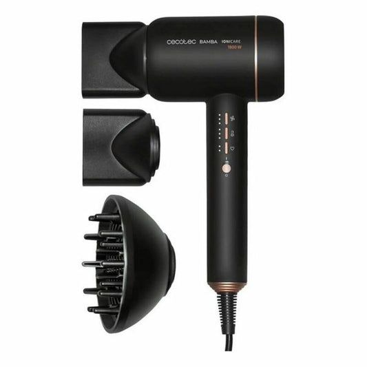 Hairdryer Cecotec Bamba IoniCare 6000 Rockstar Fire 1800W Black