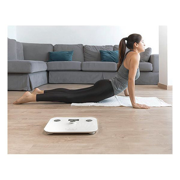 Digital Bathroom Scales Cecotec EcoPower 10100 Full Healthy LCD 180 kg White