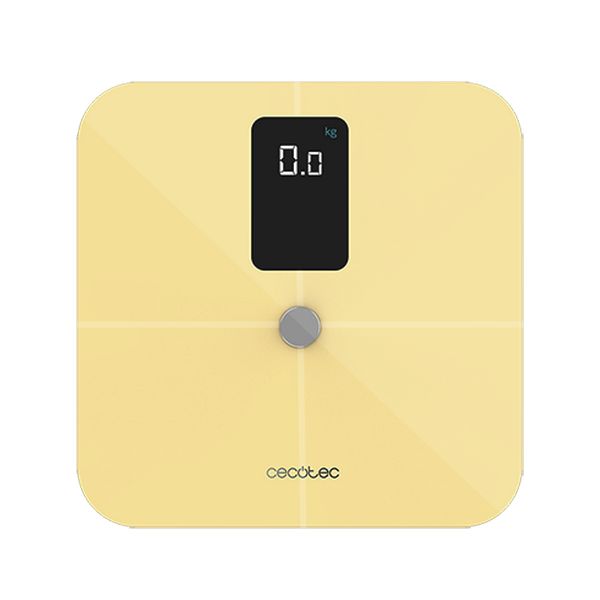 Digital Bathroom Scales Cecotec Surface Precision 10400 Smart Healthy Vision Yellow